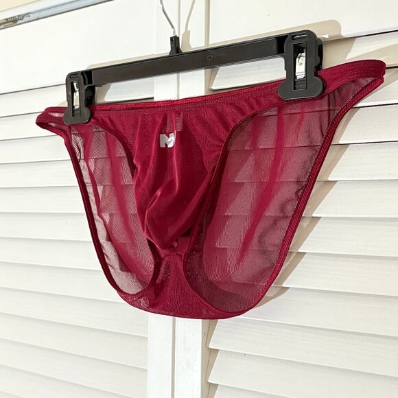 N2N Bodywear Other - N2N Mesh Bikini - Dark Red